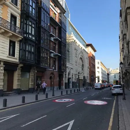 En El Centro De Апартаменты Бильбао